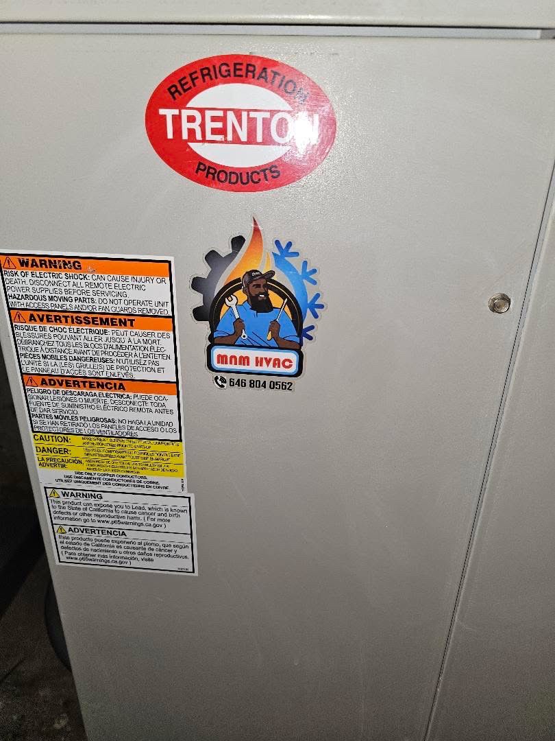 MNM HVAC LLC professional HVAC technician at work